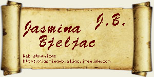 Jasmina Bjeljac vizit kartica